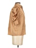 Ann Taylor 100% Polyester Tan Short Sleeve Blouse Size XS (petite) - photo 4