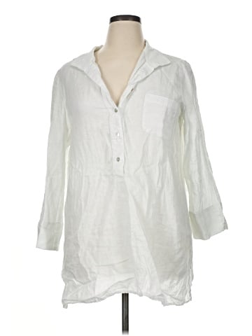 Sara Campbell 3/4 Sleeve Button-Down Shirt (view 1)