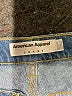 American Apparel Stars Blue Denim Shorts Size 26 waist - photo 3