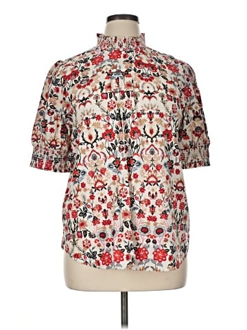 Ann Taylor LOFT Short Sleeve Blouse (view 1)
