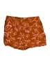 Jessica Simpson 100% Viscose Tropical Orange Shorts Size L - photo 2