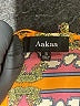 AaKaa 100% Polyester Paisley Orange Casual Dress Size S - photo 4