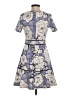 Aqua Print Blue Casual Dress Size M - photo 2
