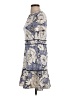 Aqua Print Blue Casual Dress Size M - photo 5