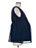 Motherhood 100% Polyester Blue Sleeveless Blouse Size Med Maternity - photo 4