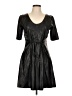 MNG 100% Polyester Black Casual Dress Size 10 - photo 1