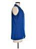 Adrienne Vittadini 100% Polyester Blue Sleeveless Blouse Size M - photo 4