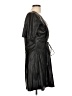 MNG 100% Polyester Black Casual Dress Size 10 - photo 4