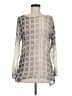 Babette Gray Long Sleeve Blouse Size M - photo 1
