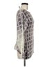 Babette Gray Long Sleeve Blouse Size M - photo 4