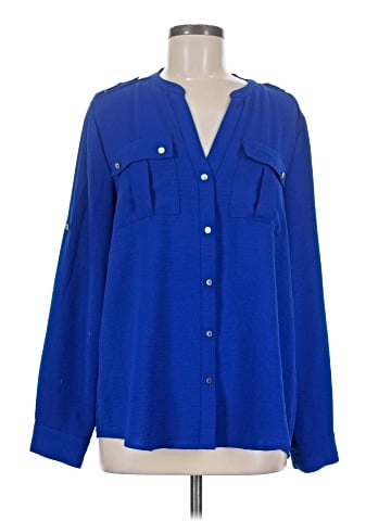 Calvin Klein Long Sleeve Blouse (view 1)