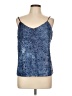 Vince Camuto 100% Polyester Blue Sleeveless Top Size L - photo 1