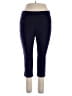 Rafaella Solid Blue Active Pants Size 16 - photo 1