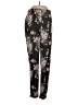 Slimming Options Floral Black Casual Pants Size S - photo 1