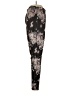 Slimming Options Floral Black Casual Pants Size S - photo 4