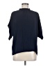 Angashion 100% Polyester Blue Short Sleeve Blouse Size M - photo 1