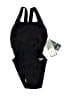 Speedo Solid Black One Piece Swimsuit Size S - photo 1