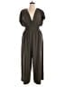 Calvin Klein 100% Polyester Solid Green Jumpsuit Size 16 - photo 1