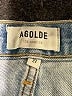 AGOLDE 100% Cotton Blue Denim Shorts Size 27 waist - photo 3