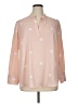 Ann Taylor LOFT Polka Dots Pink Long Sleeve Blouse Size 16 - photo 1
