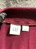 Gap Solid Burgundy Formal Skirt Size Med Petite - photo 4