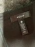 Aqua Solid Black Casual Dress Size S - photo 4