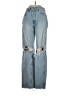 RE/DONE Hearts Blue Jeans Size 24 waist - photo 1