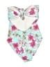Sunseeker Floral Blue One Piece Swimsuit Size 6 - photo 1