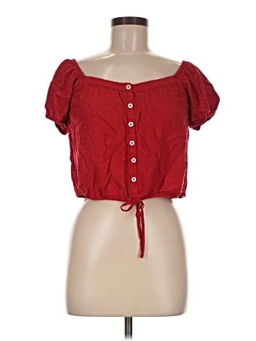 Hollister Short Sleeve Blouse (view 1)