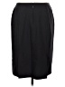 Lands' End Solid Black Formal Skirt Size 10 - photo 2
