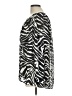 MICHAEL Michael Kors 100% Polyester Animal Print Black 3/4 Sleeve Blouse Size L - photo 5