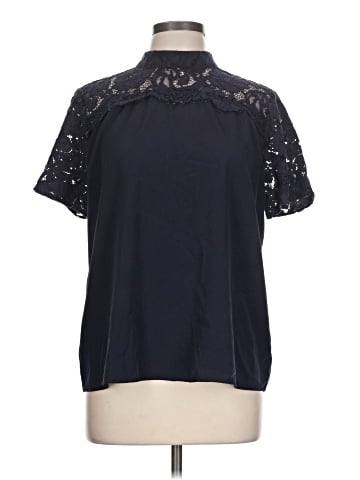 Ann Taylor Short Sleeve Blouse (view 1)