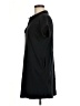 Three Dots 100% Cotton Solid Black Casual Dress Size M - photo 5