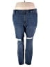 Old Navy Hearts Blue Jeans Size 26 waist - photo 1