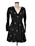 Topshop 100% Polyester Stars Black Cocktail Dress Size 6 - photo 1