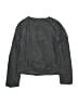 Crazy 8 Solid Black Gray Jacket Size 14 - photo 2