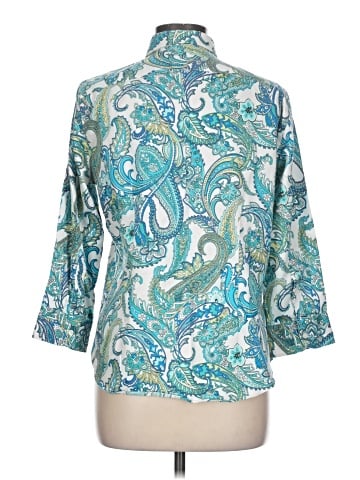 Chaps 3/4 Sleeve Blouse (view 2)