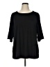 Lane Bryant Black 3/4 Sleeve Top Size 14 - 16 Plus - photo 1