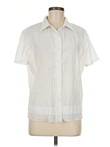 Christopher & Banks Short Sleeve Blouse (view 1)