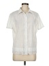 Christopher & Banks Ivory Short Sleeve Blouse Size M - photo 1