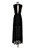 Alice + Olivia 100% Polyester Black Cocktail Dress Size XS - photo 2