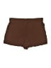 Wildfox 100% Rayon Solid Brown Shorts Size XL - photo 1