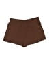 Wildfox 100% Rayon Solid Brown Shorts Size XL - photo 2