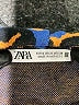 Zara Animal Print Blue Turtleneck Sweater Size S - photo 7