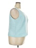 Tahari by ASL 100% Polyester Teal Sleeveless Blouse Size 18 - photo 4
