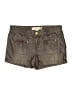 Roxy Plaid Brown Khaki Shorts Size 3 - photo 1
