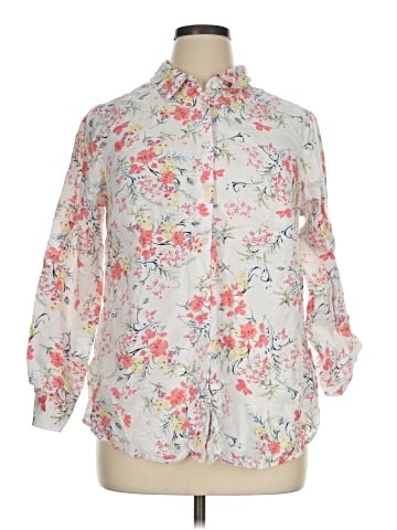 Charter Club 3/4 Sleeve Blouse (view 1)