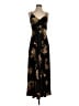 Vince Camuto Paisley Black Cocktail Dress Size S - photo 1