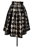 Eliza J Houndstooth Black Formal Skirt Size 8 - photo 1