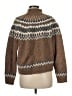 Gap Chevron-herringbone Brown Pullover Sweater Size M - photo 2